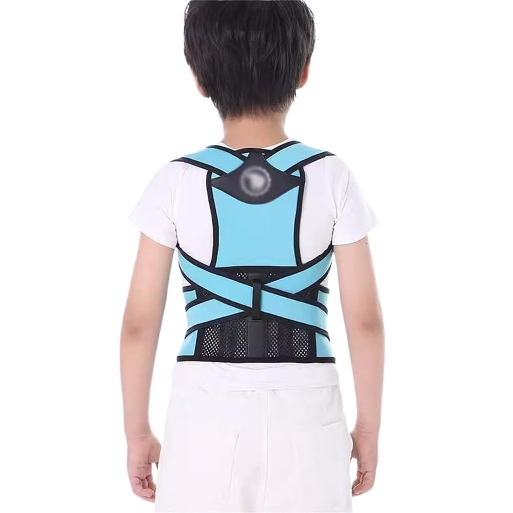 NSUQOA JSEIAJB Side bending intelligent sitting posture correction artifact anti-hunchback correction belt back(Small)