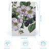 JTKBNVM Flowers And Blackberries Muslin Bags Cotton Drawstring Bags Drawstring Gift Bags Canvas Christmas Bags Cloth Gift Bags Drawstring Pouch Jewelry Pouches Drawstring Bags 1 Pc view 2