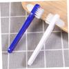 Didiseaon 4pcs Dual-Head Denture Cleaning Brush Set Soft Bristles for False Teeth Care Easy to Use for Seniors and Daily Oral Hygiene view 4
