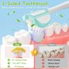 PANIMOSI Toddler Toothbrush 8 Pack, Soft Baby Toothbrush Efficient 3 Sided Kids Tooth Brush for Ages 1-12 Years, Infant Training Tooth Brush Complete Tooth and Gum Care, Easy to Grip(Patent) view 2