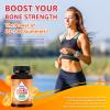 Biobor Vitamin D3 K2 Gummies with Calcium, 2000 IU D3 & 200 mcg K2(MK-7) & 200 mg Calcium, No Sugar Added, Supports Healthy Bones & Immune Health, Gluten Free, GMO Free, Yellow Peach, 60 Count view 4