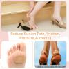 24 Pcs Bunion Cushion Protector Pads Bunion Pads, Foot Callus Cushion Toe Cushions Pad to Wear with Shoes Shoe Accessories, Corn Cushions Patches for Women Men Fabric Feet Heel Toe Protector Pad view 3