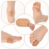 24 Pcs Bunion Cushion Protector Pads Bunion Pads, Foot Callus Cushion Toe Cushions Pad to Wear with Shoes Shoe Accessories, Corn Cushions Patches for Women Men Fabric Feet Heel Toe Protector Pad view 4