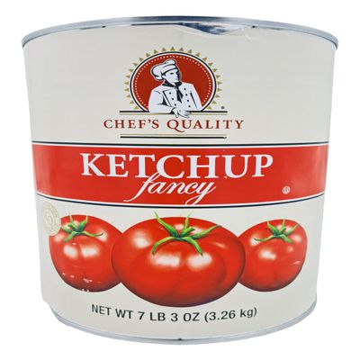 Chefs Quality Fancy Ketchup | Kosher | 7.19 lbs