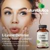 Futurebiotics L-Lysine Defense Immune Support Complex 1500 MG Per Serving with Vitamin C, Zinc, Olive Leaf & Garlic - Non-GMO, 250 Vegetarian Capsules view 3