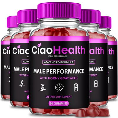 Ciao Health Gummies - Official CiaoHealth Performance Gummy - Maximum Strength, Premium Formula to Support Natural Energy and Performance, Ciao Health Gomitas Reviews (5 Pack)