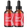 (2 Pack) Gluco Pure Liquid Drops - Gluco Pure Drops for Overall Wellness Support, Gluco Pure Advanced Formula Supplement, GlucoPure Reviews, Glucopure Pro for Maximum Strength Support (2 Bottles) view 1