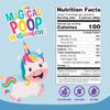 Sophiepops & Gumdrops Magical Unicorn Poop Marshmallows, Rainbow Marshmallow Candy for Easter or Any Party, Non-Fat, Nut and Gluten Free Snacks, 3.53oz, 12 Pack view 2