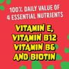 Flintstones Vitamins for Picky Kids + Iron, Kids Multivitamin Gummies with Vitamin C, D, E, B6 and Iron, Gummy Vitamins, Grape Flavored, 60 Gummies view 2