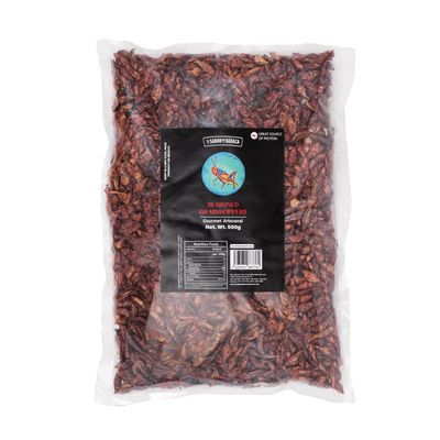 El Sabor de Oaxaca, Chapulines Adobo PREMIUM, Healthy Snacks, Marinated Grasshoppers from Oaxaca, Handcrafted, Mexican Artisan Product, 17.6 oz