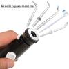 Replacement Handle and Hose Compatible with Waterpik Wp100, Wp-450, Wp-660, Wp-900 Ultra Water Flosser Oral Hygiene Dental, Replacement Parts for Water pik Accessories, Black, JDHAVMOS. view 4