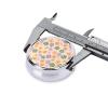 CSIVKEJ Cute Flowers Floral Print Round Pill Box 3 Compartment Decorative Pocket Purse Portable Mini Travel Medicine Tablet Vitamin Holder Organizer view 4