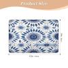 GOODOLD Washable Bed Pad for Incontinence 34" x 52" - Large Reusable Waterproof Mattress Protector with Non-Slip Back for Kids and Adults (Blue Eye Pattern) view 2