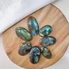 14.25 Ratti Natural Labradorite Palm Stone For Relaxation, Meditation And Crystal Healing Gemstones-B0DK94FW, zzzz-s, GEMSTONE view 3