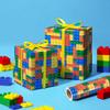 WRAPAHOLIC Bricks Wrapping Paper Roll - Mini Roll - 17 Inch x 16.5 Feet - Building Blocks Wrapping Paper Perfect for Boys Girls, Birthday, Baby Shower view 4