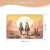 GOODOLD Washable Bed Pad for Incontinence 34" x 52" - Large Reusable Waterproof Mattress Protector with Non-Slip Back for Kids and Adults (Western Cowboy) view 2