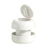 KHAOL Mini Pill Cutter, Pill Splitter with Stainless Steel Hidden Sharp Pill Crusher Travel Pill Grinder Portable Tablet Cutter for Tablets(White) view 1