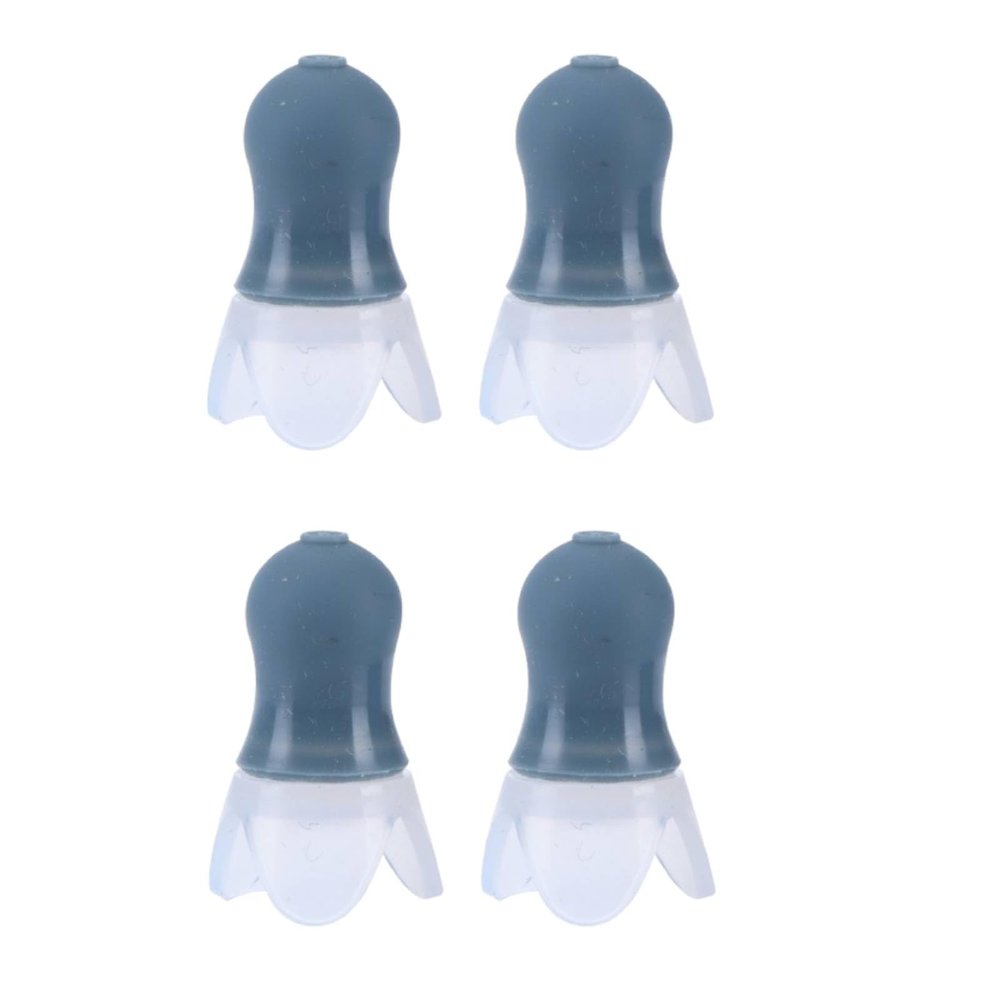 2Pcs Swimming Ear Plugs, Water Ear Plugs Shower Ear Plugs Reusable Earplugs Flying Noise Reduction Silicone Ear Plug with Black Sealing Bottle for Pool (Gray earplugs + Black Bottle)