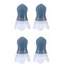 2Pcs Swimming Ear Plugs, Water Ear Plugs Shower Ear Plugs Reusable Earplugs Flying Noise Reduction Silicone Ear Plug with Black Sealing Bottle for Pool (Gray earplugs + Black Bottle) view 1