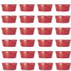 10 Quart, 2-1/2 Gallon Red Plastic Reinforced Rim Pail Bucket w Handle - Pack of (24) view 1