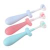 Healeved Cute Baby Toothbrush Set 3pcs Toddler Toothbrush Soft Bristles Non-Slip Handle for Boys and Girls Oral Care for Children 1-5 Years view 1