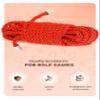 3 Pcs Set for Couples - Silk Soft Rope Braided Rope, Faux Leather Paddle for Adults, Lace Mask Black Eye Mask view 2