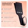 3 Pcs Set for Couples - Silk Soft Rope Braided Rope, Faux Leather Paddle for Adults, Lace Mask Black Eye Mask view 4