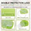 18 Pack Travel Pill Boxes Bulk Small Pill Case Portable Pill Organizer 8 Compartments Pill Box Dispenser Daily Vitamin Jewelry Organizer Travel Must Haveswith(Green with 192 Pcs Labels) view 3
