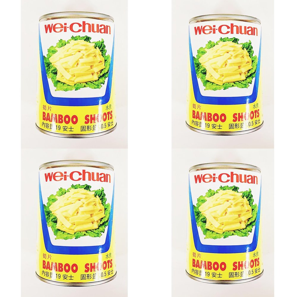 Bamboo Shoots, Sliced, 19 oz, Pack of 4