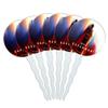 Superman 2025 Poster Cupcake Picks Toppers Decoration Set of 6 view 1