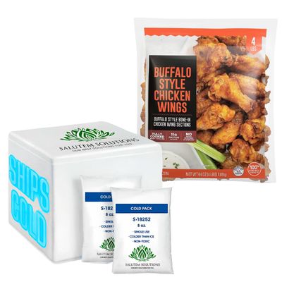 Salutem Vita - Bone-In Buffalo Style Chicken Wings, 4 lbs. (actual weight may vary within 5%)