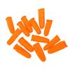 1set Disposable Latex Finger -Skid Protective Cover s Orange for Electronics Painting and Nail Art Use Flexible and Convenient view 1
