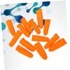 1set Disposable Latex Finger -Skid Protective Cover s Orange for Electronics Painting and Nail Art Use Flexible and Convenient view 2