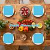 150 PCS Blue cocktail napkins-Double-Ply 6.5x6.5 Inch Disposable beverage Paper Napkins, Lunch and Dinner, Easter, Christmas, Weddings, bar napkins Parties view 3