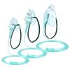 Geiserailie 3PCS S/M/L Size Oxygen Mask for Adult with 6.6 Ft Tubing and Adjustable Elastic Strap, Adult Oxygen Mask with Tubing for Connecting view 1