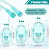 Geiserailie 3PCS S/M/L Size Oxygen Mask for Adult with 6.6 Ft Tubing and Adjustable Elastic Strap, Adult Oxygen Mask with Tubing for Connecting view 2