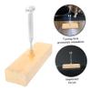 UPKOCH 1set Tuning Fork Wooden Voice Box Hammer Aluminum Alloy Fork for Sound Healing Meditation and Balance Exercises Portable Musical Instrument view 3