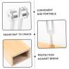 UPKOCH 1set Tuning Fork Wooden Voice Box Hammer Aluminum Alloy Fork for Sound Healing Meditation and Balance Exercises Portable Musical Instrument view 4