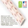 Cute Martini Gift Wrap, Happy Birthday Thick Wrapping Paper, Cocktail Drink Theme for Woman, Tini Cosmo Espresso Lover (PeachTini, One 20 inch x 30 inch sheet) view 4