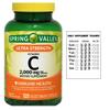 Spring Valley Ultra Strength Vitamin C Vegetarian Capsules Dietary Supplement, 2,000 mg, 120 Count + Daily Supplement Tracker Sticker view 2