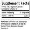 Spring Valley Ultra Strength Vitamin C Vegetarian Capsules Dietary Supplement, 2,000 mg, 120 Count + Daily Supplement Tracker Sticker view 3