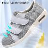 Extra Wide Diabetic Shoes, Soft Lightweight Slippers, Comfortable Flats Casual Shoes, Non-Slip Round Toe, Adjustable Wide, for Plantar Fasciitis, Arthritis Swollen, Feet Fattening view 2