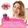 2 Pack L-Lysine 1000mg Gummies for Immune Support & Skin Health - High Potency Vegan Gummies, Sugar-Free, Natural Berry Flavor, Gluten-Free Chewable Supplement for Adults & Kids - 120 Gummiess view 4