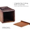 Peony Garden Memorial Wooden Urn for Human Ashes Adult Men and Women, Memorial Urns for Human Ashes Adult Female & Male, Wooden Urn for Ash, (5 Inch, 6 Cubic Inches) view 3