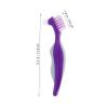 GARVALON 5pcs Dual- Toothbrush for Dentures Travel-Friendly Design Gentle Cleaning for Seniors for Oral The Go view 2