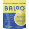 Baloo Electrolytes Powder Packets - No Added Sugar - Hydration Packets with Real Fruit & Unrefined Sea Salt - Powered by Magnesium, Potassium & VIT C for Daily Clean Hydration - Lemon - 30ct view 1