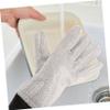 KICHOUSE 1pair Dishwashing Gloves Oil Kitchen Cleaning Gloves for Dishwashing and Bowl Washing and Versatile view 4