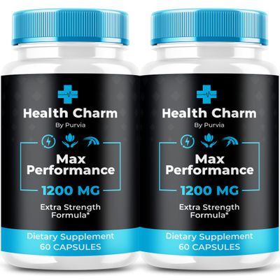 (2 Pack) Health Charm - Health Charm Pills, HealthCharm Capsules, HealthCharm for Extreme Strength Overall Wellness, Health Charm Support Official Formula, Health Charm Supplement, USA (120 Capsules)