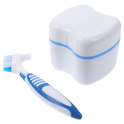 COLLBATH Toothbrush with Portable Tooth Box Double-Headed Soft Bristle Brush for Cleaning for Care and Maintenance Lightweight and Design