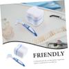 COLLBATH Toothbrush with Portable Tooth Box Double-Headed Soft Bristle Brush for Cleaning for Care and Maintenance Lightweight and Design view 4